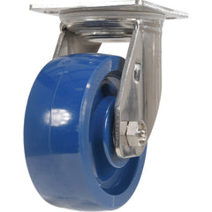 Vestil - Standard Casters; Mount: With Holes ; Style: Swivel ; Wheel Diameter: 5 (Inch); Wheel Width: 2 (Inch); Overall Height (Inch): 6-9/16 ; Load Capacity (Lb.): 1000.000 - Exact Industrial Supply