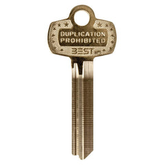 Best - Key Blanks; Type: Keyblank ; Material: Brass - Exact Industrial Supply