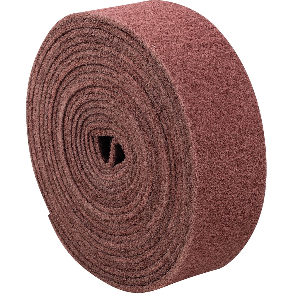 PFERD - Non-Woven Rolls; Abrasive Material: Aluminum Oxide ; Roll Width (Inch): 4 ; Overall Length (Feet): 30.00 ; Grade: Fine ; Roll Color: Dark Tan ; Roll Width (Decimal Inch): 4 - Exact Industrial Supply