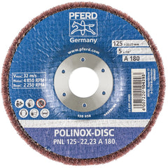 PFERD - 5 x 3/4" Aluminum Oxide Deburring Disc - Exact Industrial Supply