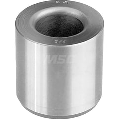 Press Fit Headless Drill Bushing: P, 9/16″ ID, 3/4″ OD 3/8″ OAL, Carbon Steel