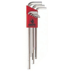 9PC HEX END L-WRENCH SET BRITEGUARD - Benchmark Tooling