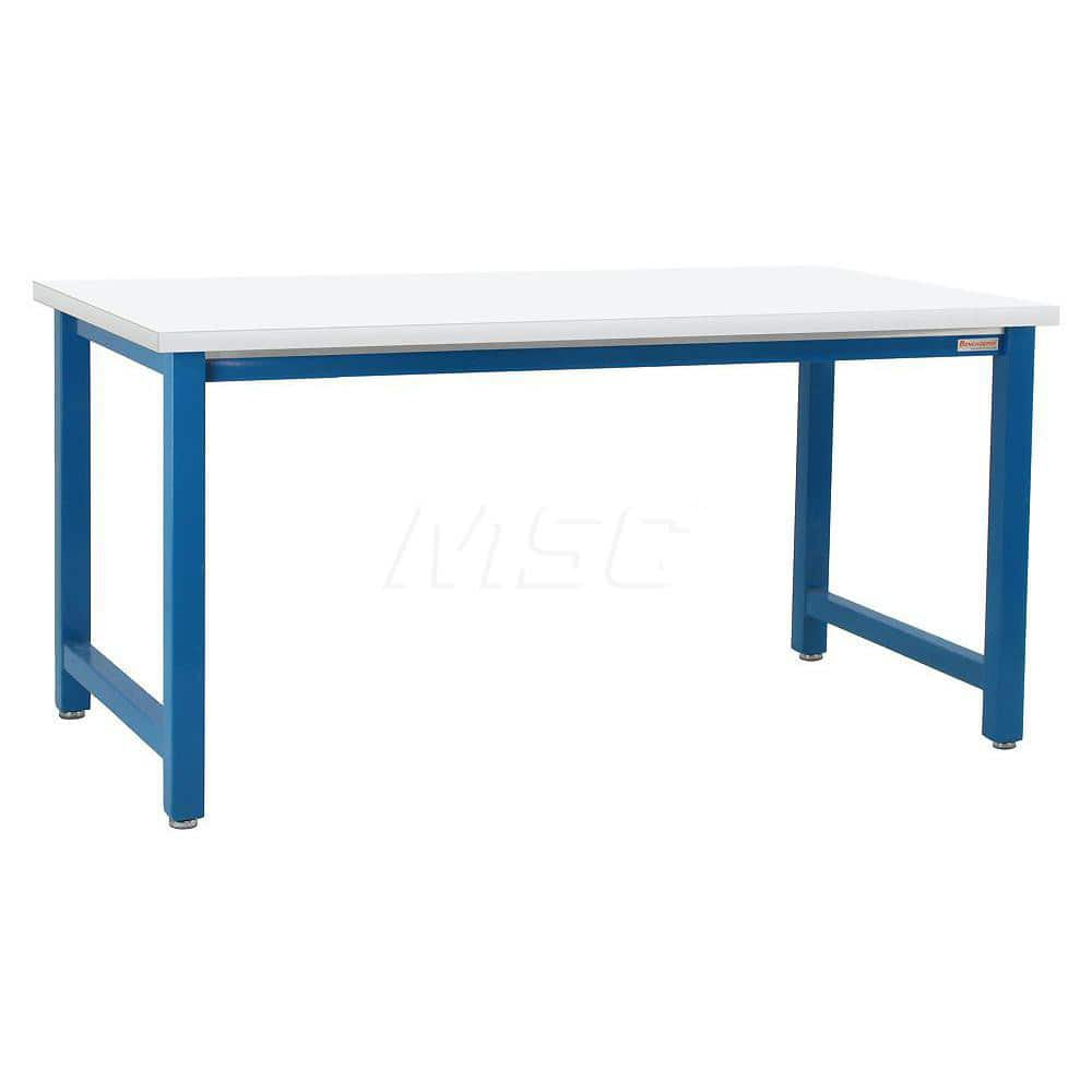 Stationary Work Bench: 96″ Wide, 48″ Deep, 36″ High 6,600 lb Capacity