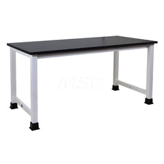 Stationary Work Bench: 120″ Wide, 24″ Deep, 36″ High 6,600 lb Capacity