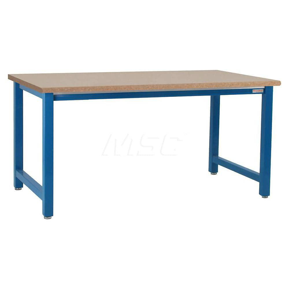 Stationary Work Bench: 72″ Wide, 48″ Deep, 36″ High 6,600 lb Capacity