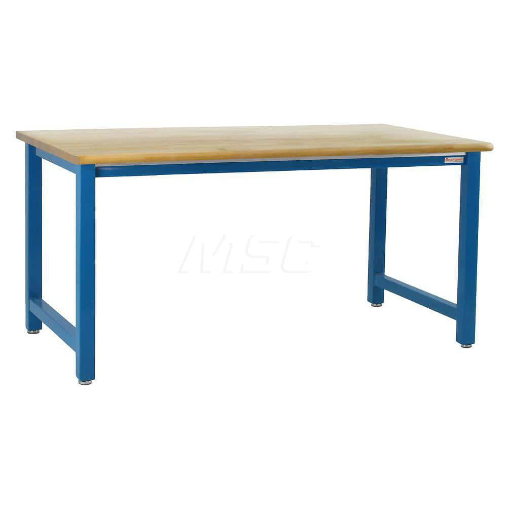 Stationary Work Bench: 72″ Wide, 36″ Deep, 36″ High 6,600 lb Capacity