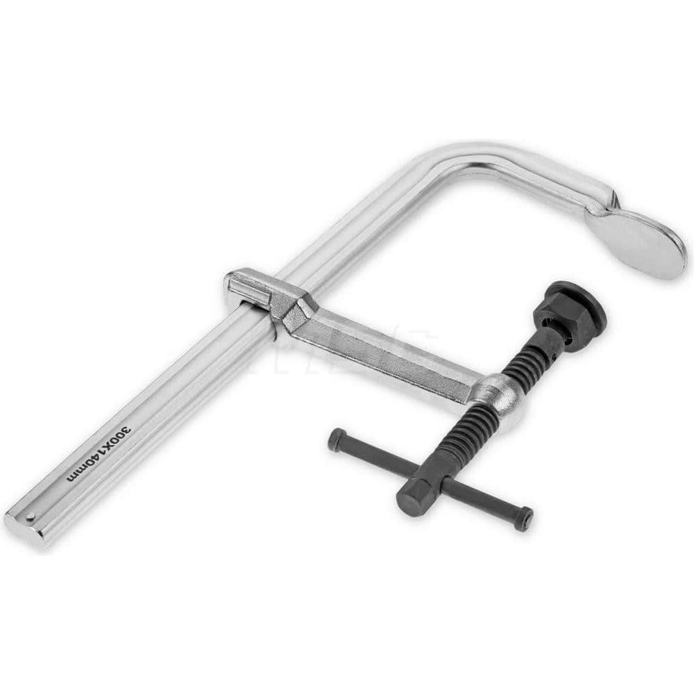 Sliding Arm Bar Clamp: 20″ Max Capacity, 5″ Throat Depth