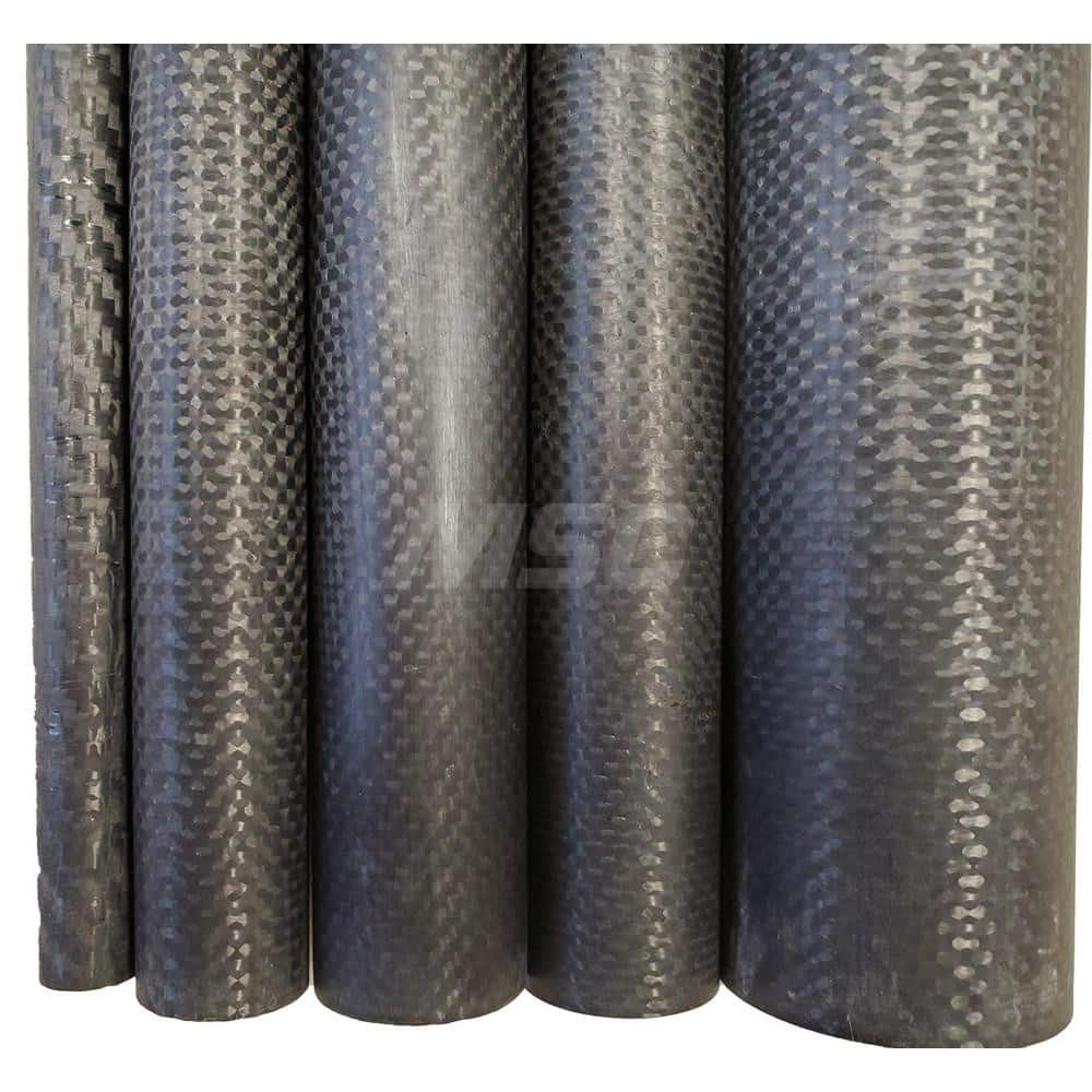 Plain Weave Carbon Fiber Tube .750″ ID by .875″ OD by 48″ length