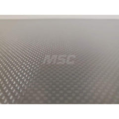 Plastic Sheet: Carbon Fiber, Black, 72,000 psi Tensile Strength .250″ thick by 12x12″