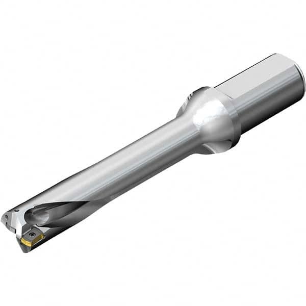 Sandvik Coromant - 75mm Max Drill Depth, 5xD, 15mm Diam, Indexable Insert Drill - Benchmark Tooling