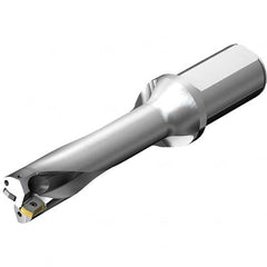 Sandvik Coromant - 3-1/2" Max Drill Depth, 4xD, 7/8" Diam, Indexable Insert Drill - Benchmark Tooling