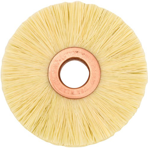 2-1/2″ Small Diameter Tampico Wheel Brush, 1/2″ Arbor Hole - Benchmark Tooling