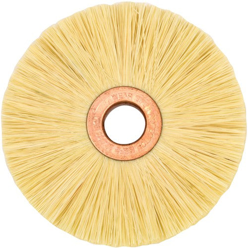 3″ Small Diameter Tampico Wheel Brush, 1/2″ Arbor Hole - Benchmark Tooling