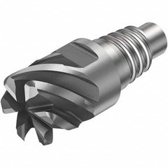 Sandvik Coromant - Corner Radius & Corner Chamfer End Mill Heads Mill Diameter (Inch): 1/2 Mill Diameter (Decimal Inch): 0.5000 - Benchmark Tooling