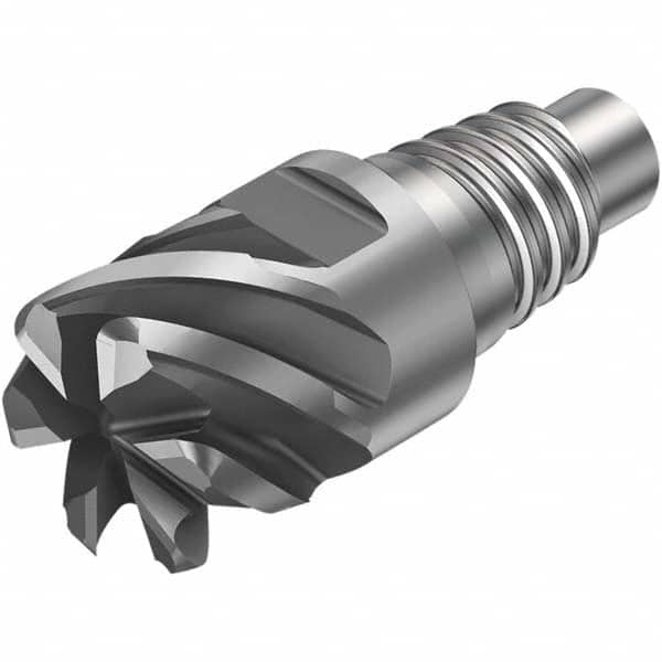 Sandvik Coromant - Corner Radius & Corner Chamfer End Mill Heads Mill Diameter (Inch): 5/8 Mill Diameter (Decimal Inch): 0.6250 - Benchmark Tooling