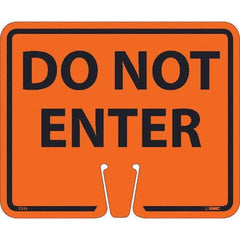 NMC - "Do Not Enter", 12-5/8" Wide x 10-3/8" High, Rigid Plastic Safety Sign - Benchmark Tooling