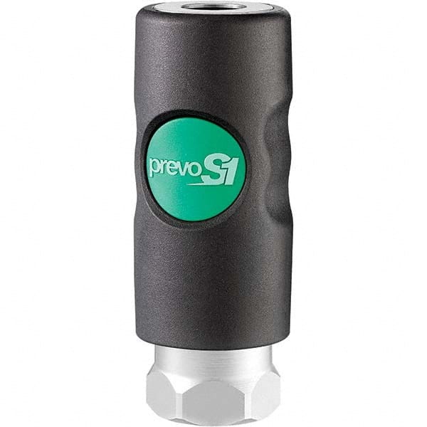 Prevost - Pneumatic Hose Fittings & Couplings Type: Coupler Thread Size: 1/2 - Benchmark Tooling