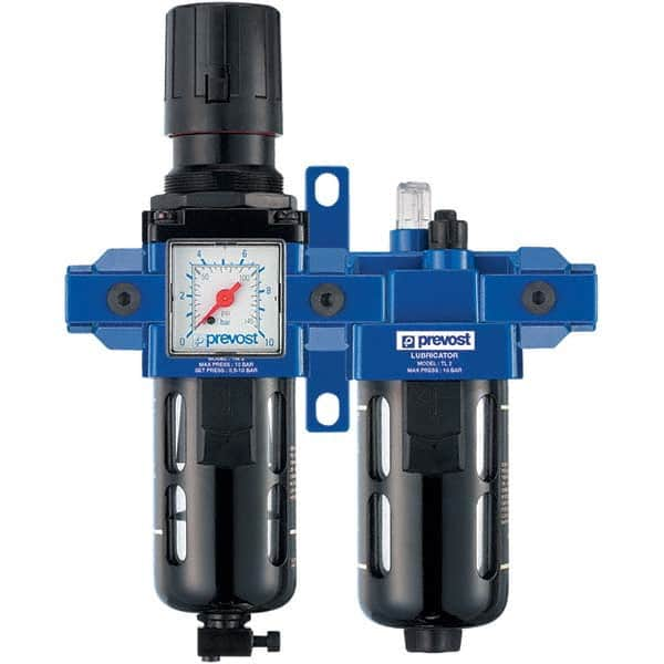 Prevost - Filter, Regulator & Lubricator (FRL) Units Configuration: 2 Pc. Filter/Regulator-Lubricator Body Type: Standard - Benchmark Tooling