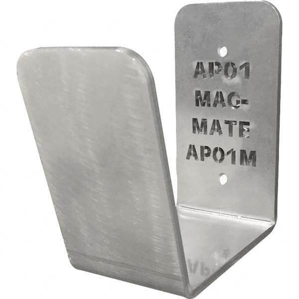 Mag-Mate - 5" Long x 2-1/2" Wide, 302 Stainless Steel Door Pull - Benchmark Tooling