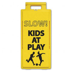PRO-SAFE - Cone & A Frame Floor Signs Shape: A-Frame Type: Accident Prevention - Benchmark Tooling