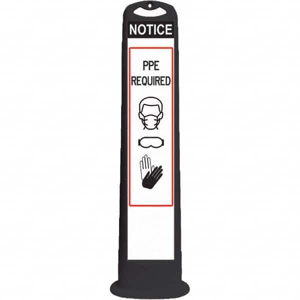 PRO-SAFE - Traffic Barrels, Delineators & Posts Type: Vertical Panel Material: HDPE - Benchmark Tooling