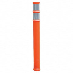 PRO-SAFE - Traffic Barrels, Delineators & Posts Type: Delineator Post Material: HDPE - Benchmark Tooling