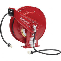 Reelcraft - Cord & Cable Reels End Type: Single Outlet Cable Length (Feet): 100 - Benchmark Tooling