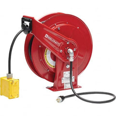 Reelcraft - Cord & Cable Reels End Type: Duplex GFCI Cable Length (Feet): 75 - Benchmark Tooling