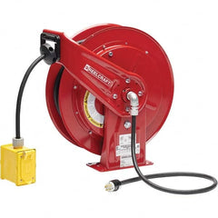 Reelcraft - Cord & Cable Reels End Type: Duplex Outlet Box with GFCI Cable Length (Feet): 100 - Benchmark Tooling