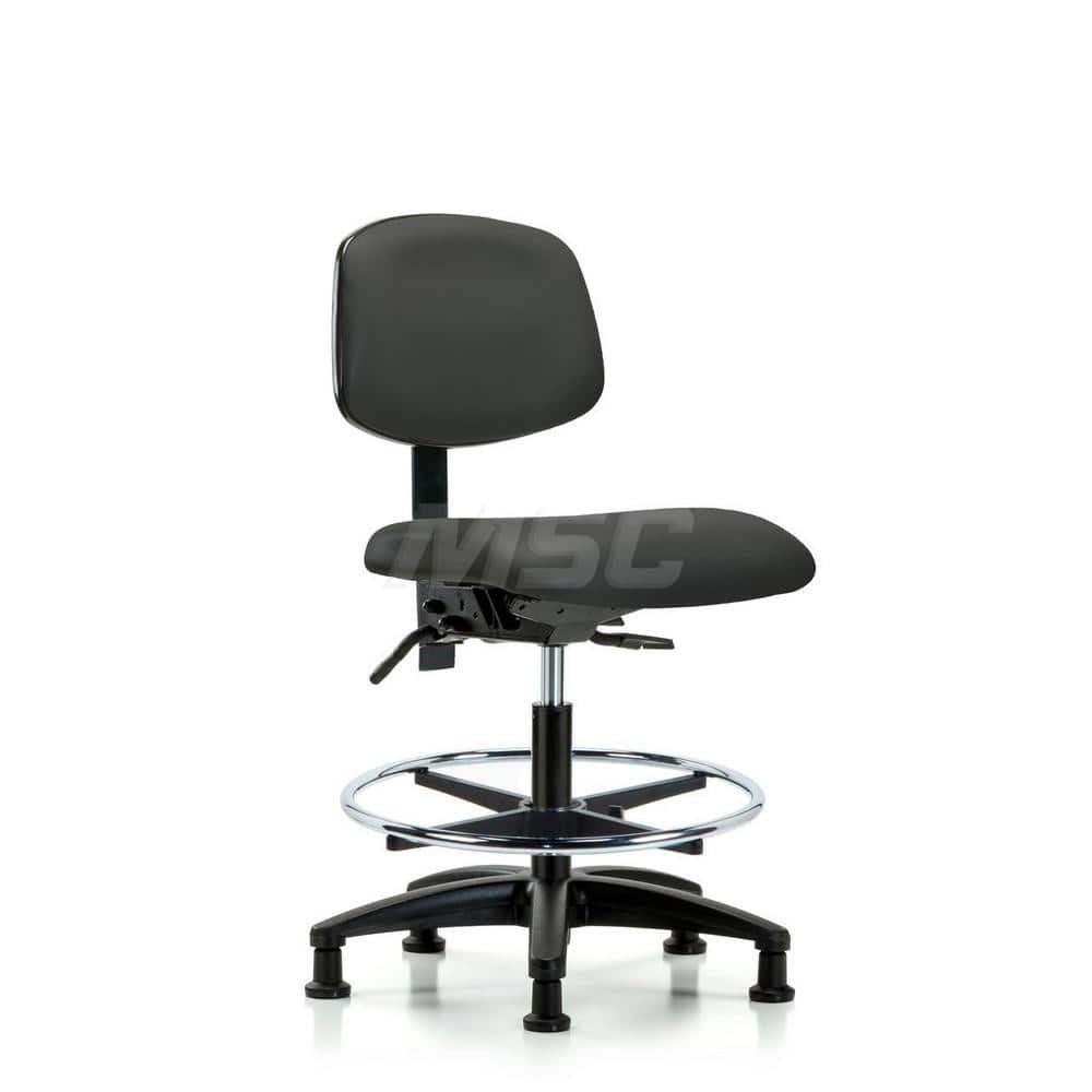 Task Chair: Vinyl, Charcoal