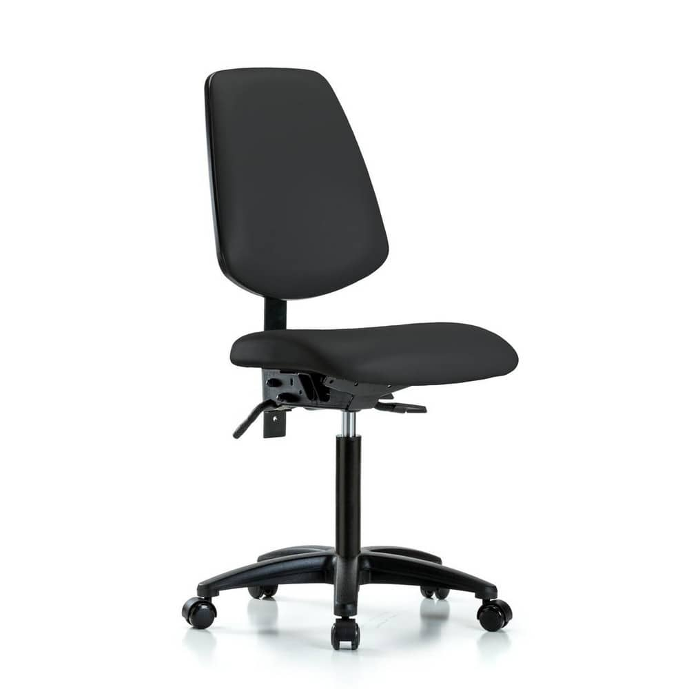 Task Chair: Vinyl, Black