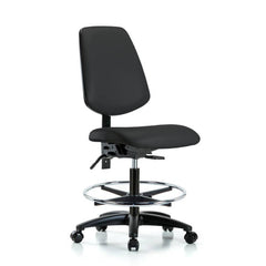 Task Chair: Vinyl, Black