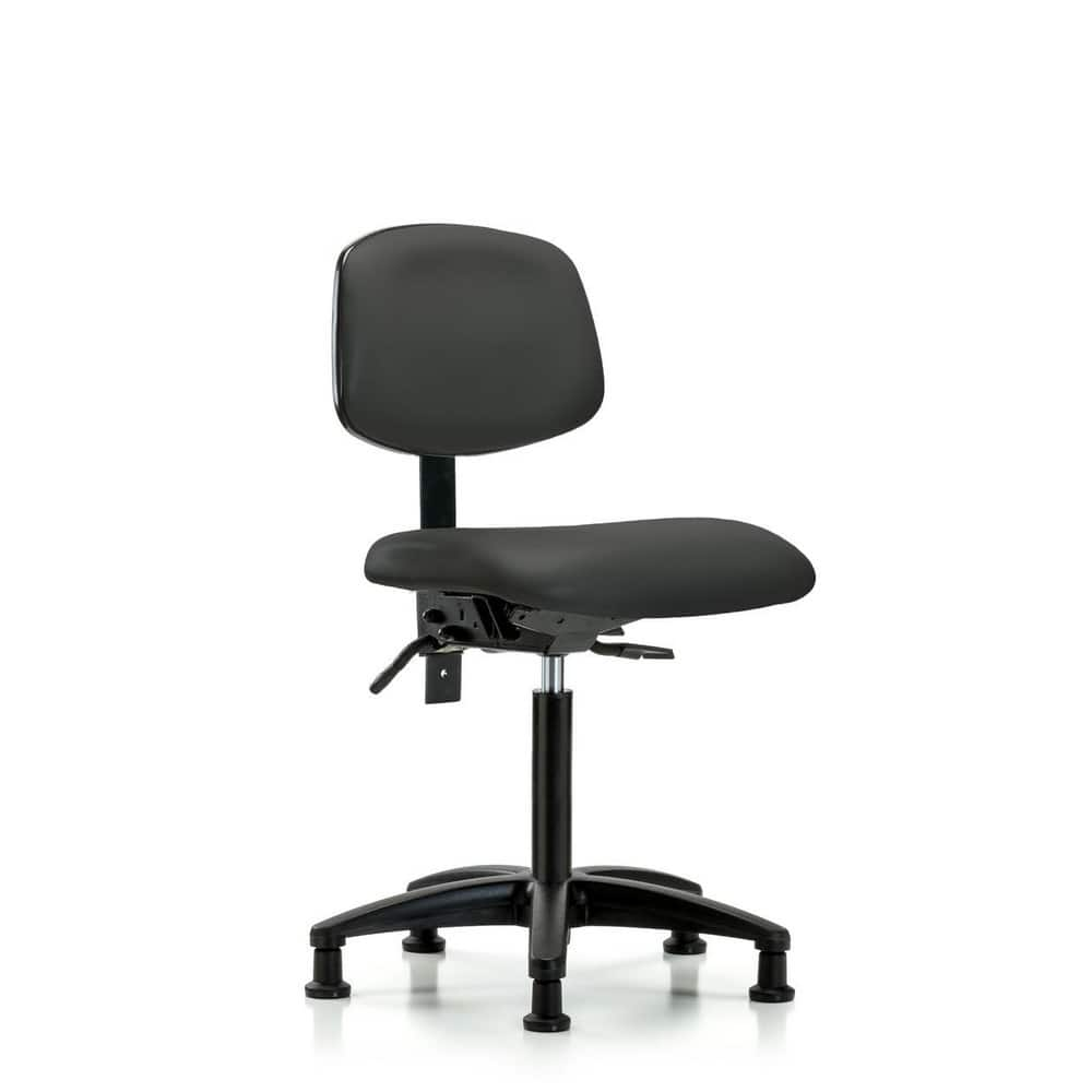 Task Chair: Vinyl, Charcoal