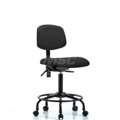 Task Chair: Vinyl, Black