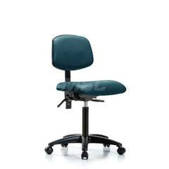 Task Chair: Vinyl, Marine Blue