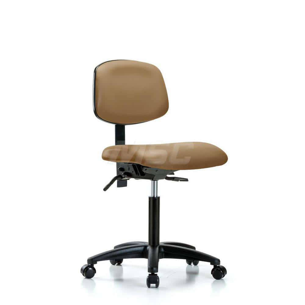 Task Chair: Vinyl, Taupe