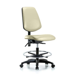 Task Chair: Vinyl, Adobe White