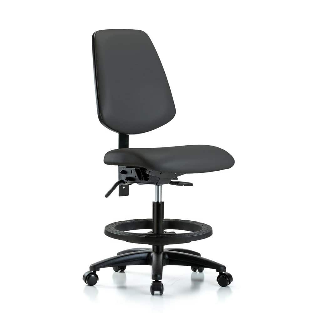 Task Chair: Vinyl, Charcoal