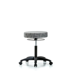 Adjustable Height Swivel Stool: Olefin, 24″ Seat Width, 24″ Seat Depth Round Height