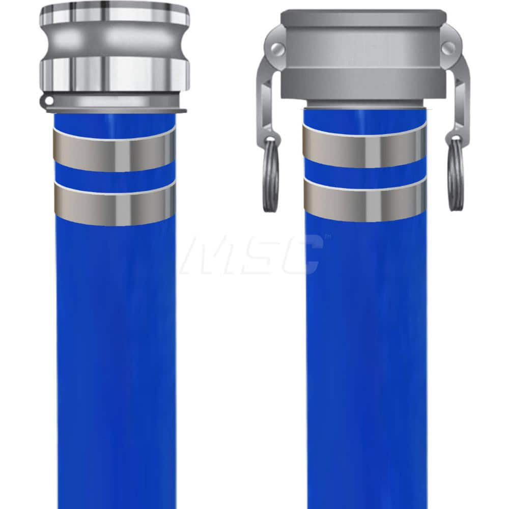 Water & Discharge Hose; Inside Diameter (Inch): 4; Inside Diameter (Decimal Inch): 4.0000; Outside Diameter (Inch): 4.56; Outside Diameter (Decimal Inch): 4.5600; Color: Blue; Working Pressure (psi): 70.000; Length (Feet): 50