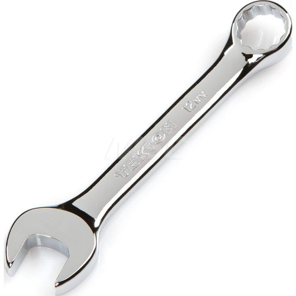 Combination Wrench: Chrome, Chrome-Plated