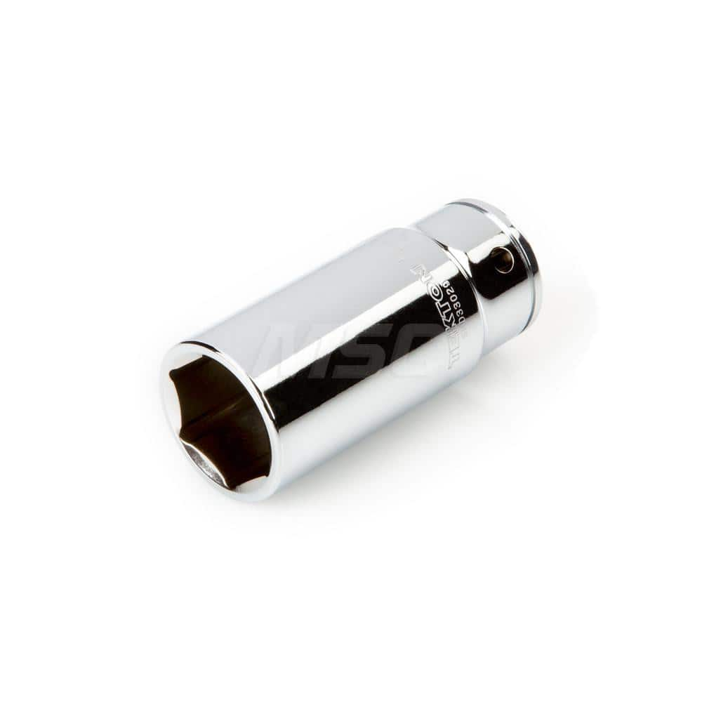 Hand Socket: 3/4″ Drive, 1-1/8″ Socket, 6-Point Chrome-Plated & Polished