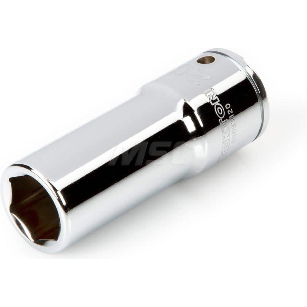 Hand Socket: 3/4″ Drive, 20 mm Socket, 6-Point Chrome-Plated & Polished