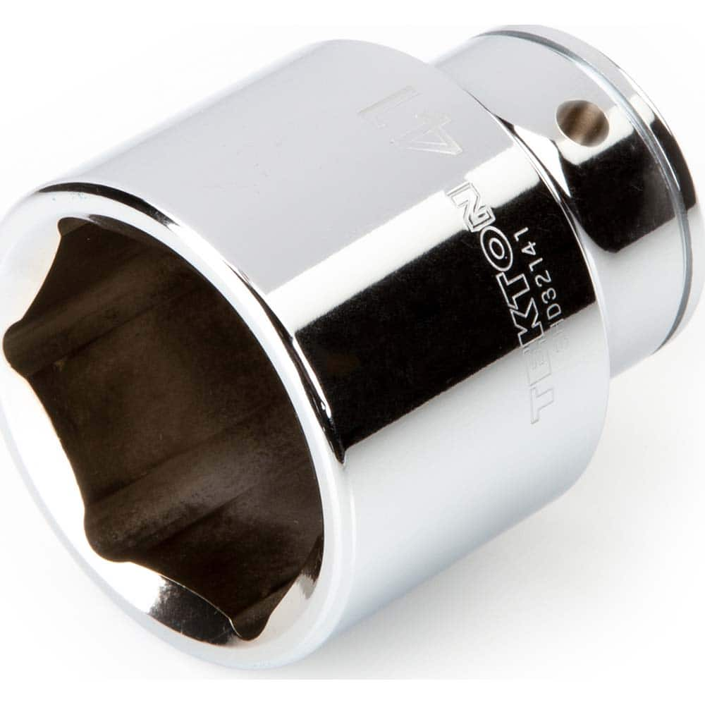 Hand Socket: 3/4″ Drive, 41 mm Socket, 6-Point Chrome-Plated & Polished