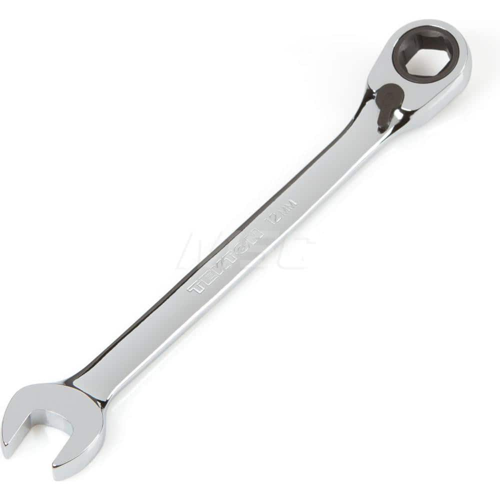 Combination Wrench: Chrome, Chrome-Plated