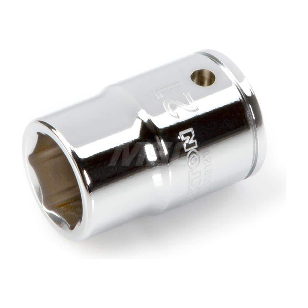 Hand Socket: 3/4″ Drive, 21 mm Socket, 6-Point Chrome-Plated & Polished