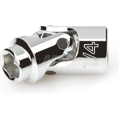 Hand Socket: 1/4″ Drive, 1/4″ Socket, 6-Point Chrome-Plated & Polished