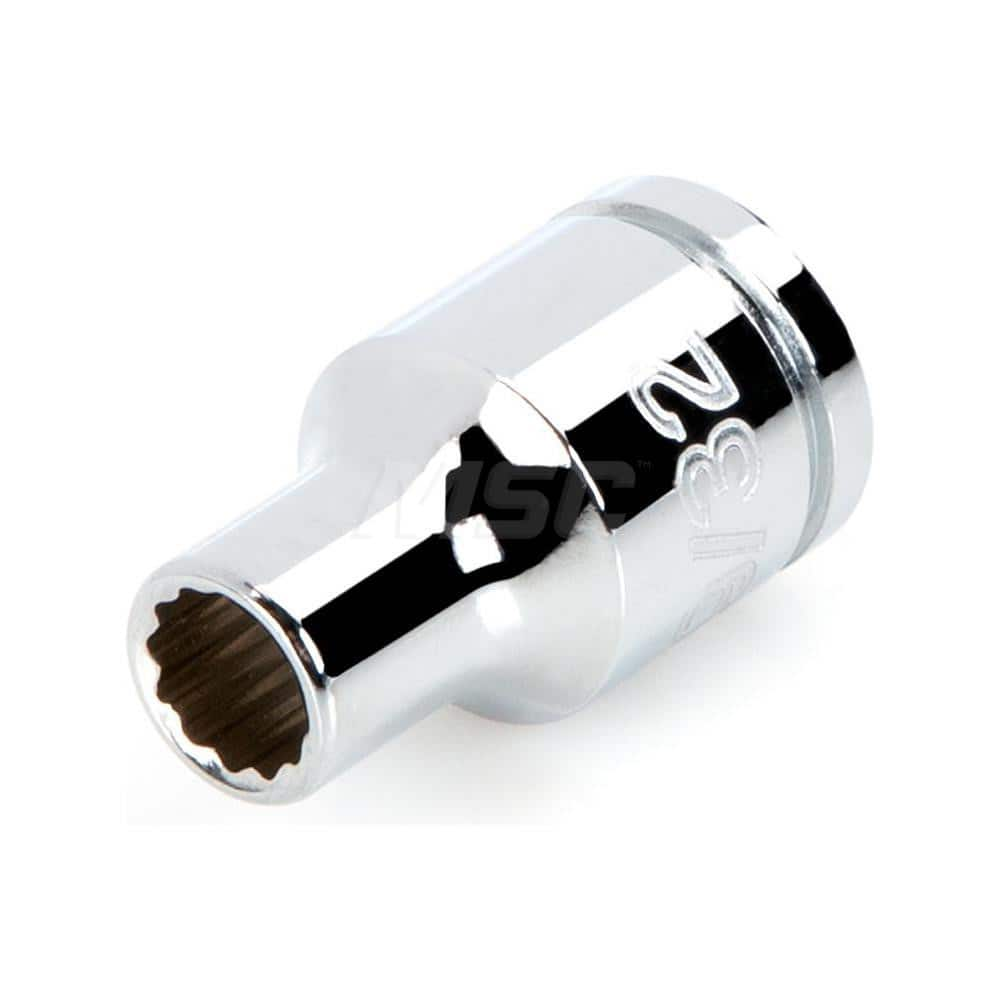 Hand Socket: 3/8″ Drive, 9/32″ Socket, 12-Point Chrome-Plated & Polished