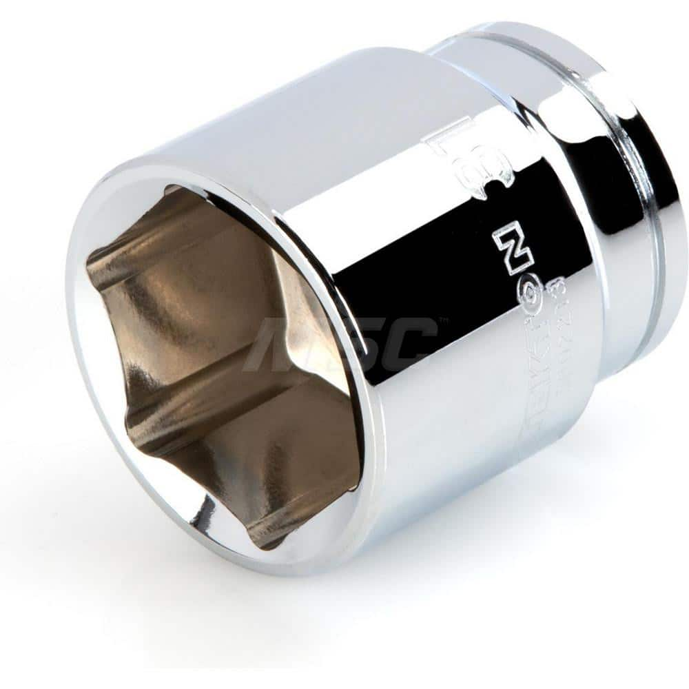 Hand Socket: 1/2″ Drive, 31 mm Socket, 6-Point Chrome-Plated & Polished