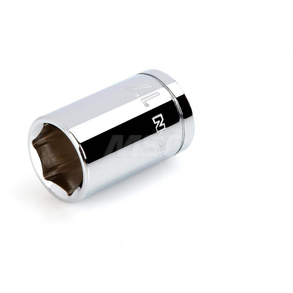 Hand Socket: 1/2″ Drive, 17 mm Socket, 6-Point Chrome-Plated & Polished